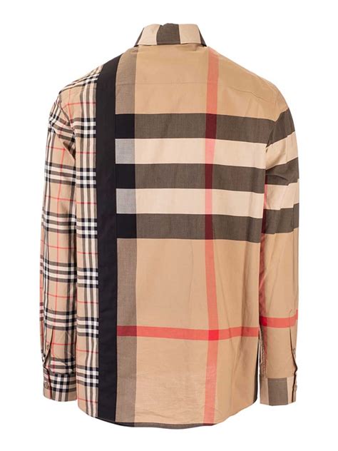 burberry patchwork shirt